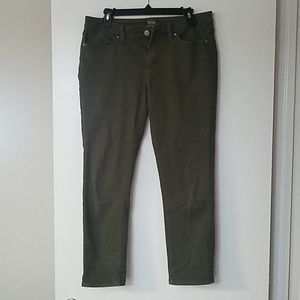 Olive green jeans